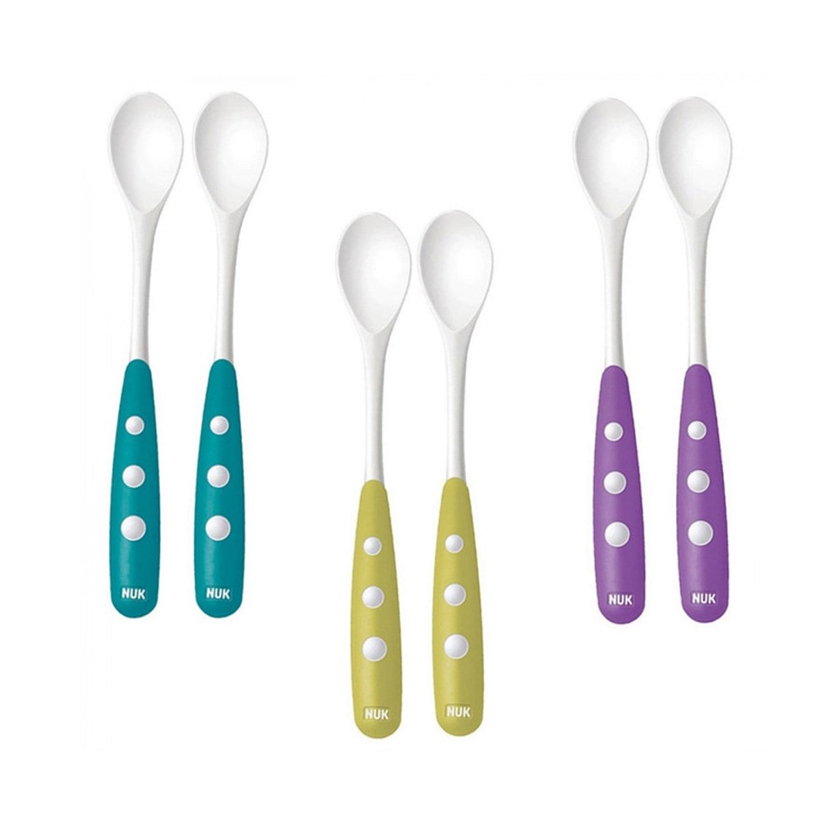 NUK Feeding Spoon 6M+ – 2 Pcs Baby Feeding Spoons