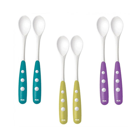 NUK Feeding Spoon 6M+ – 2 Pcs Baby Feeding Spoons