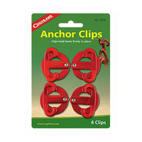 Coghlan's Anchor Clips - 4 Pack | Aluminum Hanging Clips for Cord & Rope Line