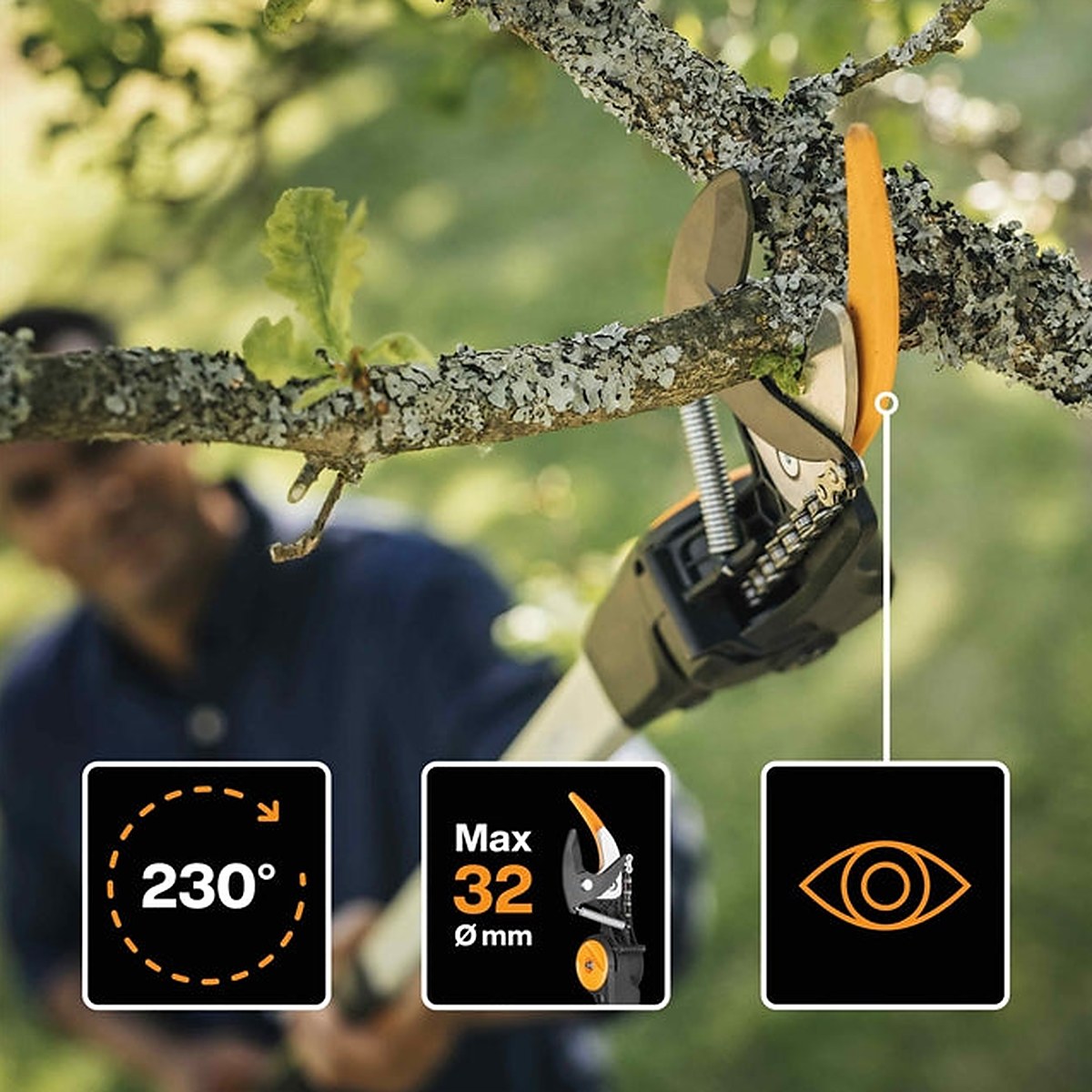 Fiskars  PowerGear X Telescopic Tree Pruner (UPX86)