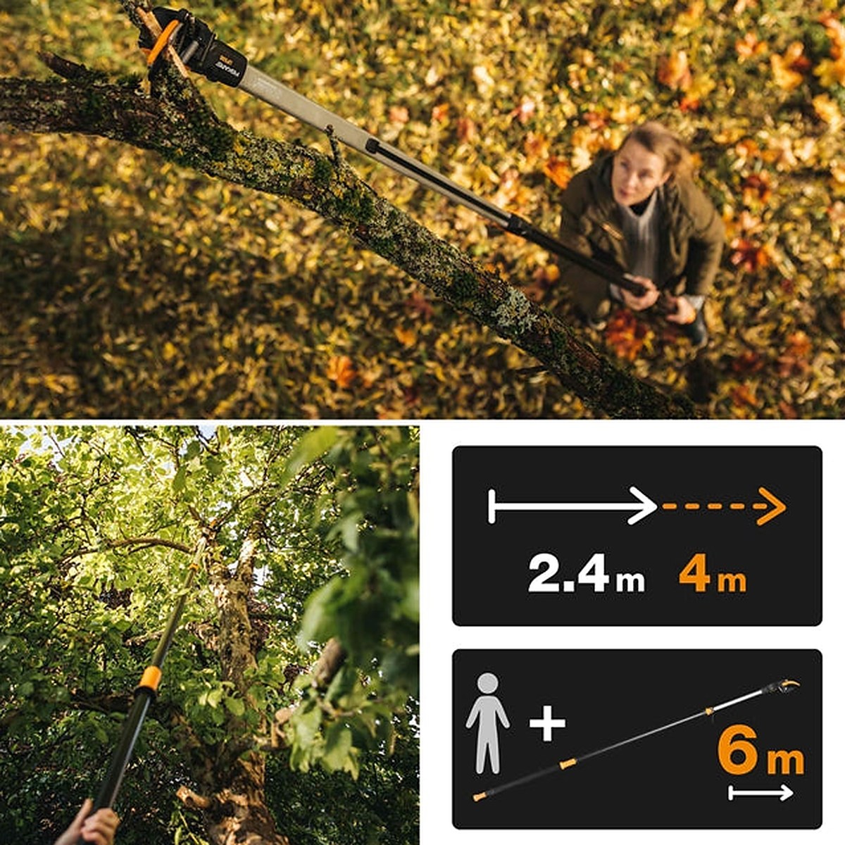 Fiskars  PowerGear X Telescopic Tree Pruner (UPX86)