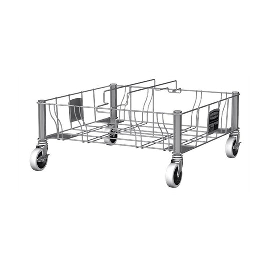 Rubbermaid Commercial Slim Jim® Double Stainless-Steel Dolly