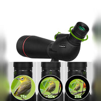 Landview 25-75X80 Zoom Spotting Scope For Outdoor Bird Watching