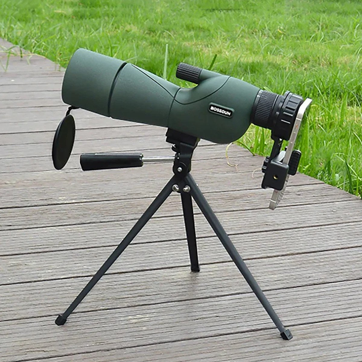 LANDVIEW 25-75x60 Spotting Scope With Mobile Stand & Tripod