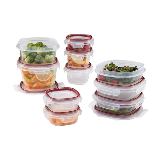 Rubbermaid 20 Pieces Lock-Its Set Food Storage Container