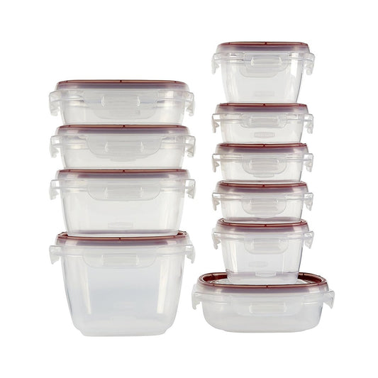 Rubbermaid 12 Piece Lock-Its Food Storage Set
