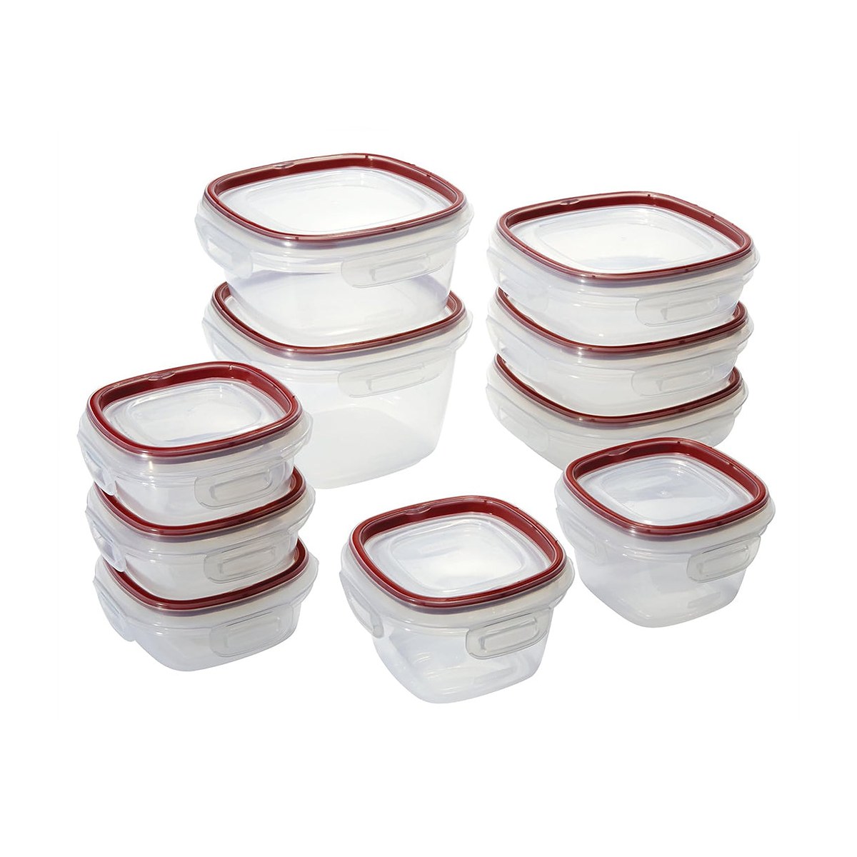 Rubbermaid 12 Piece Lock-Its Food Storage Set