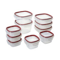 Rubbermaid 12 Piece Lock-Its Food Storage Set