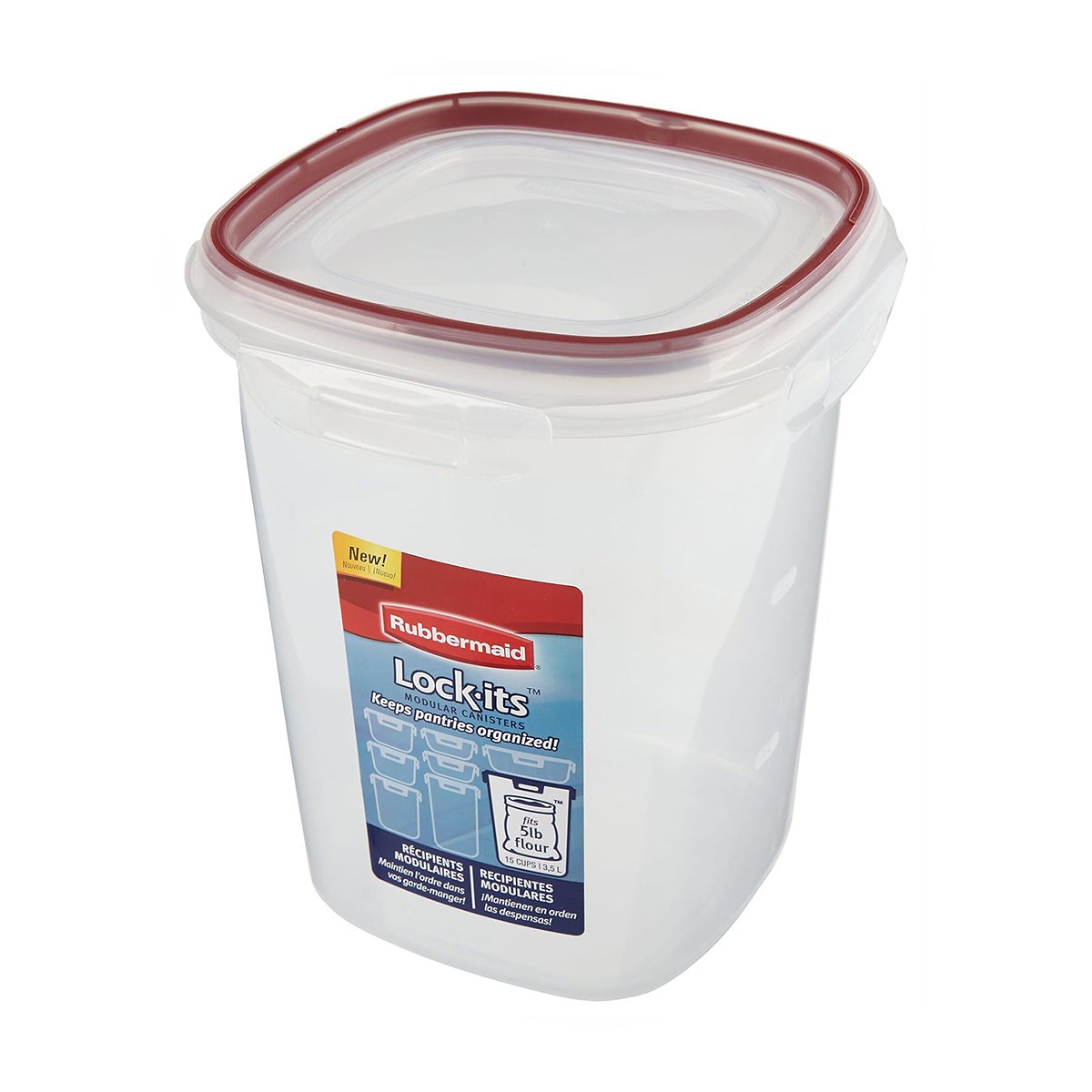 Rubbermaid Lock Its Canister Set, 6-Pieces