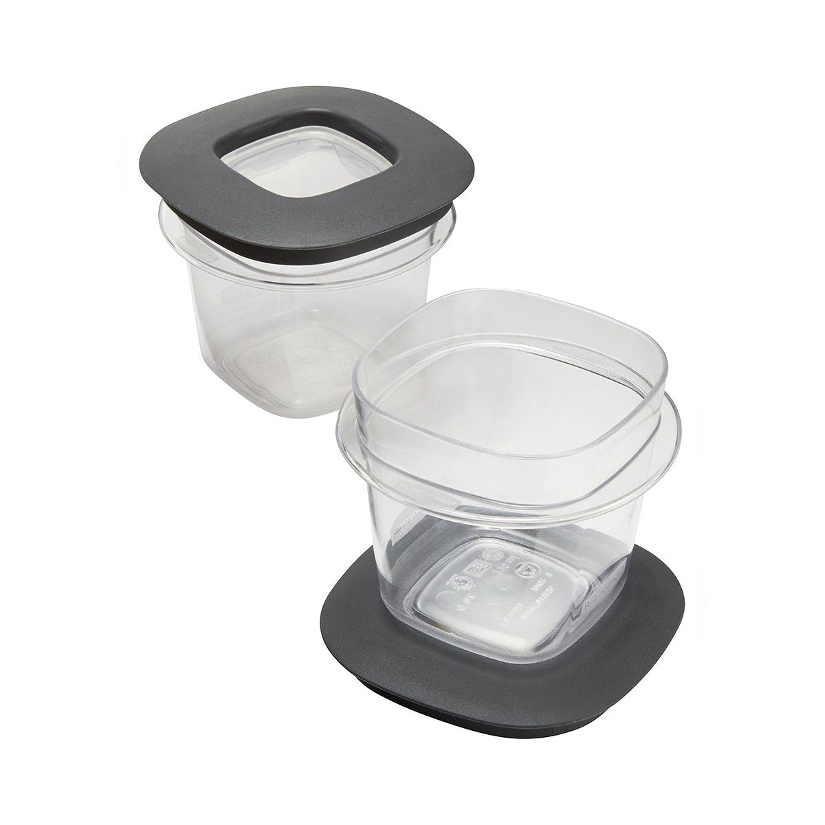 Rubbermaid 0.5 Cups Premier 2 Pack Grey