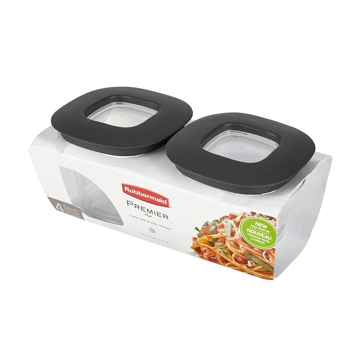 Rubbermaid 0.5 Cups Premier 2 Pack Grey