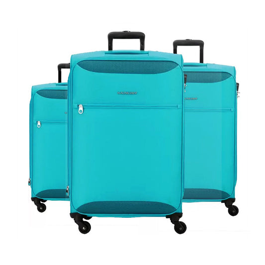 Kamiliant Zaka 3-Piece Luggage Set – Lightweight Soft Spinner Suitcases (Cabin, Medium & Large)