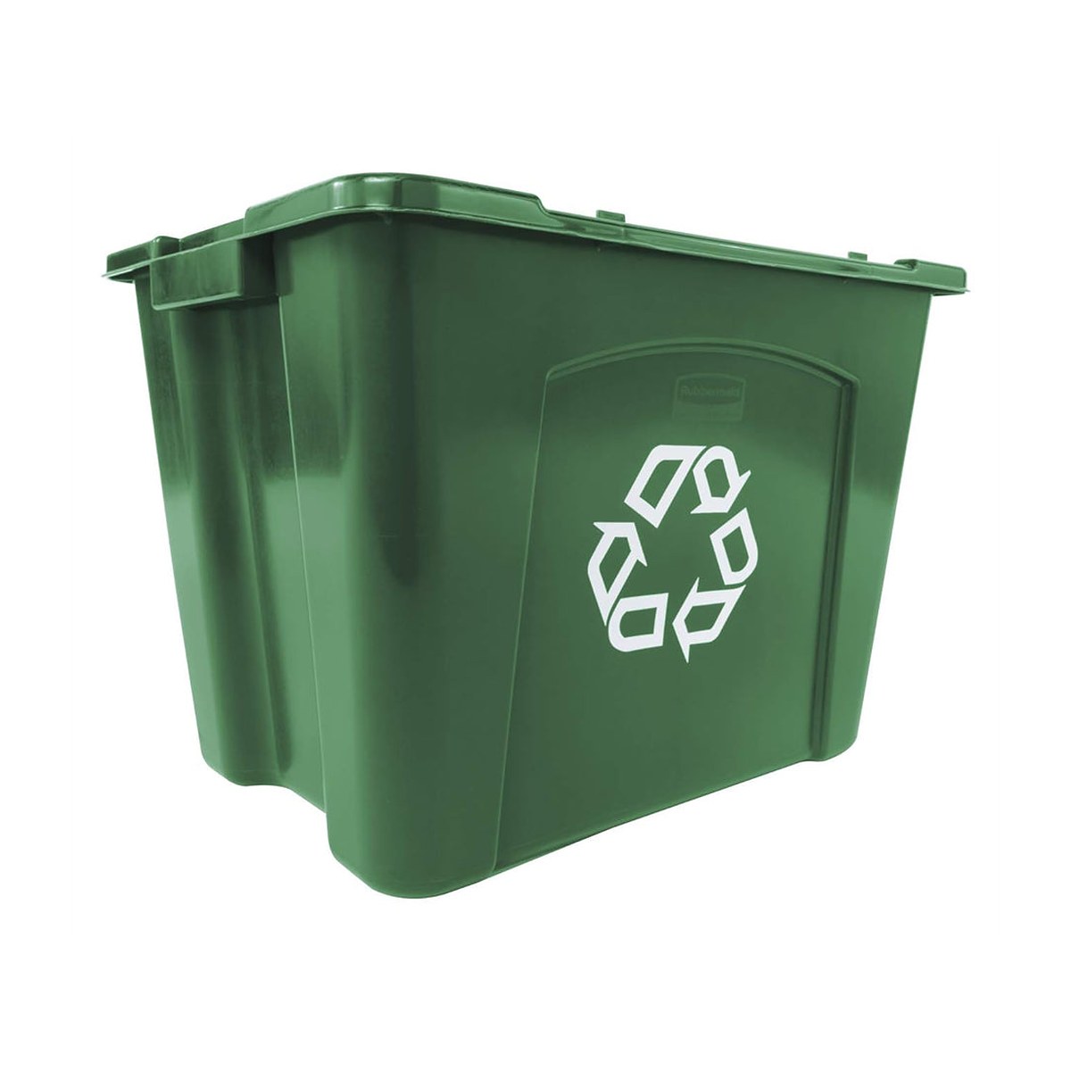 Rubbermaid Commercial Recycling Box 14 Gal Green