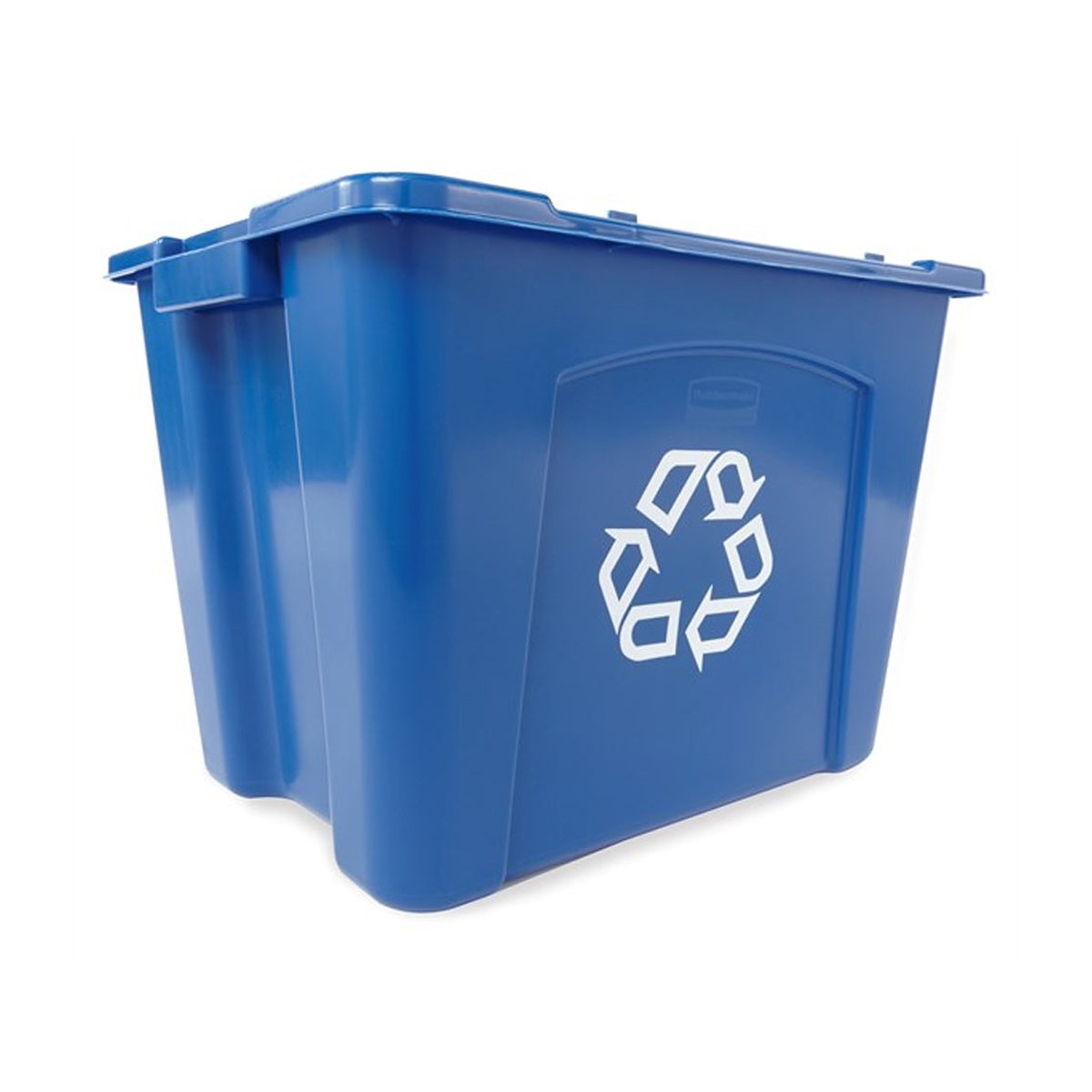 Rubbermaid Commercial Recycling Box 14 Gal Blue