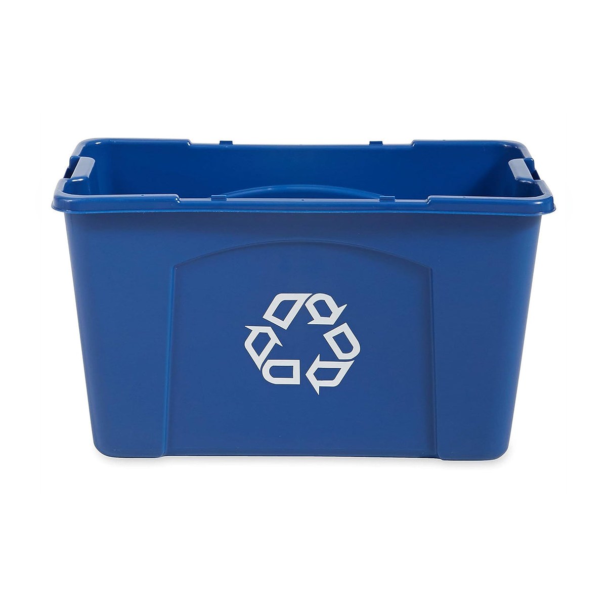 Rubbermaid Commercial Recycling Box 18 Gal Blue