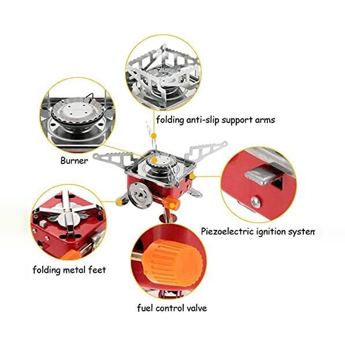 K-202 Portable Camping Mini Gas Stove