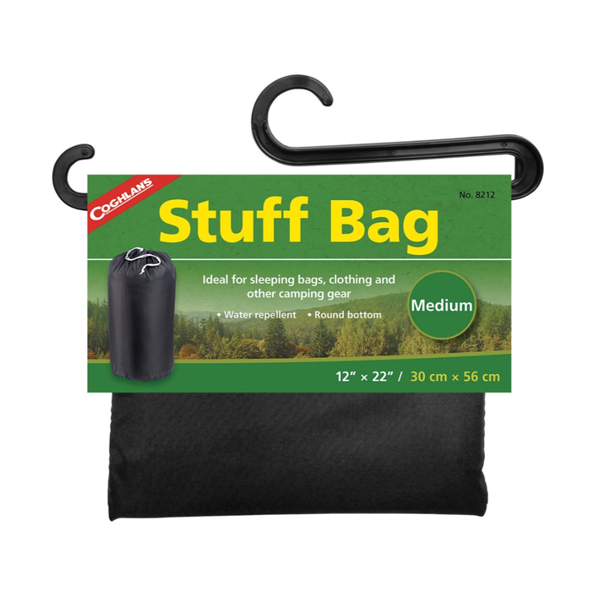 Coghlan's Stuff Bag 12" – Water-Repellent Nylon Camping Storage Sack