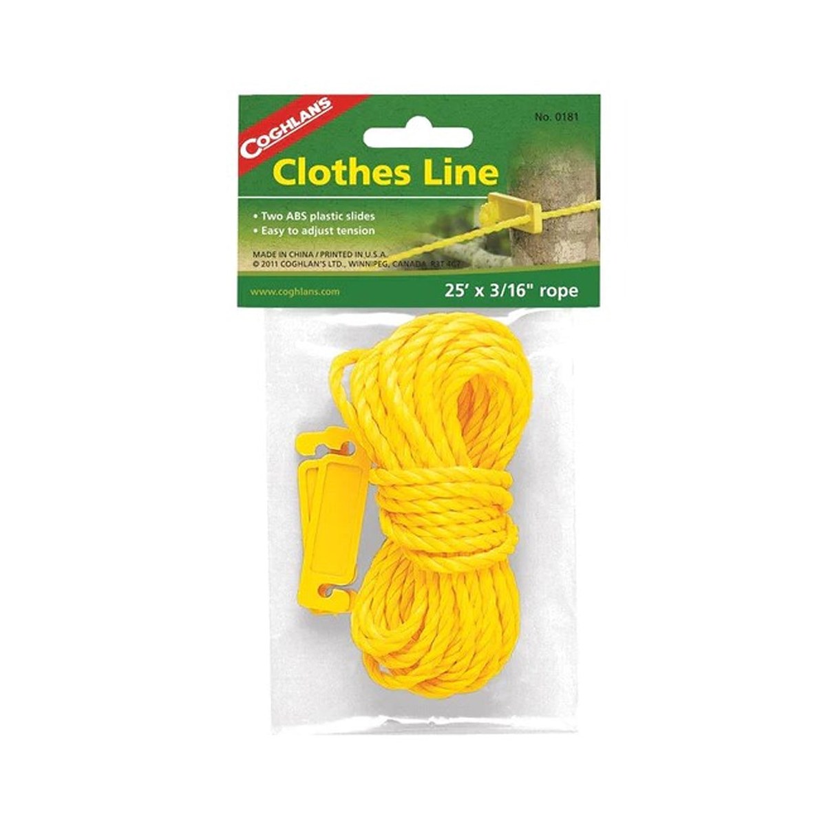 Coghlan's Clothesline, 25-Feet x 3/16-Inch