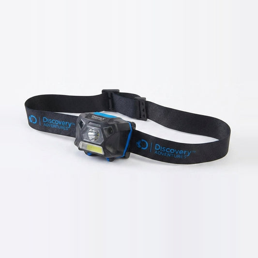 Discovery Adventures DF86424 LED Headlamp | Smart Wave Sensor, IPX5 Waterproof Head Light for Camping, Hiking & Fishing