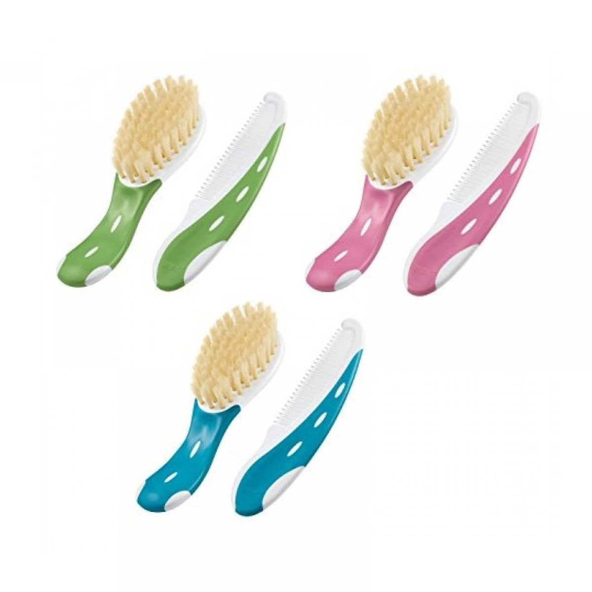 NUK Baby hair Comb & Brush Set – Baby Hair Care Set