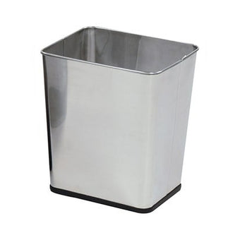 compare product WASTEBASKET 29 QT / 7.5 GAL STAINLESS STEEL