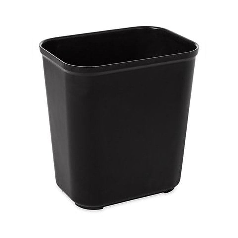 FIRE RESISTANT WASTEBASKET 28 QT BLACK