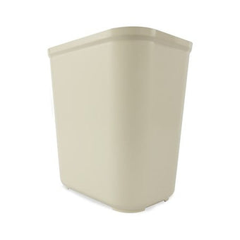 compare product FIRE RESISTANT WASTEBASKET 28 QT BEIGE
