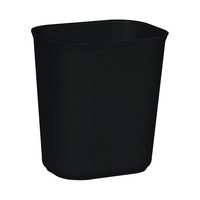 FIRE RESISTANT WASTEBASKET 14 QT BLACK