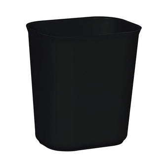 compare product FIRE RESISTANT WASTEBASKET 14 QT BLACK