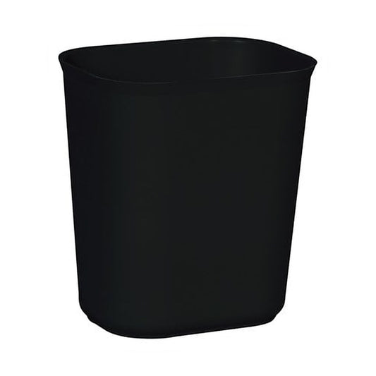 FIRE RESISTANT WASTEBASKET 14 QT BLACK