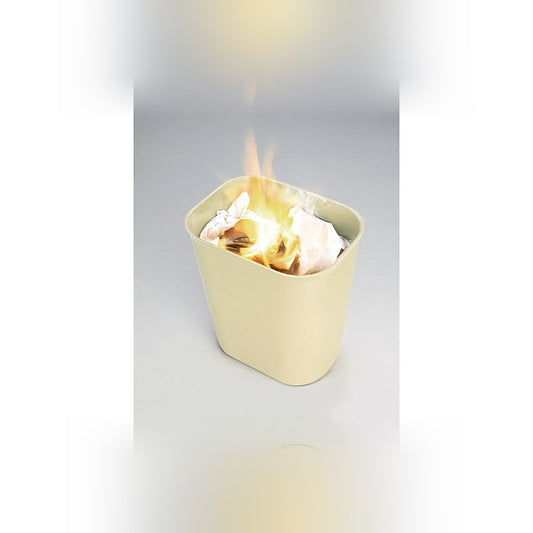 FIRE RESISTANT WASTEBASKET 14 QT BLACK