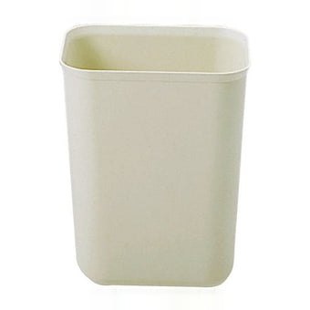 compare product FIRE RESISTANT WASTEBASKET 7 QT BEIGE