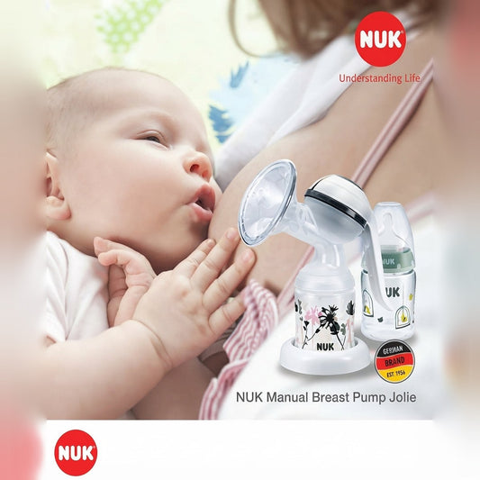 NUK Jolie Manual Breast Pump – Comfortable & Easy to Use