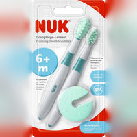 NUK Training Toothbrush Set – Baby Toothbrush 2 Pcs