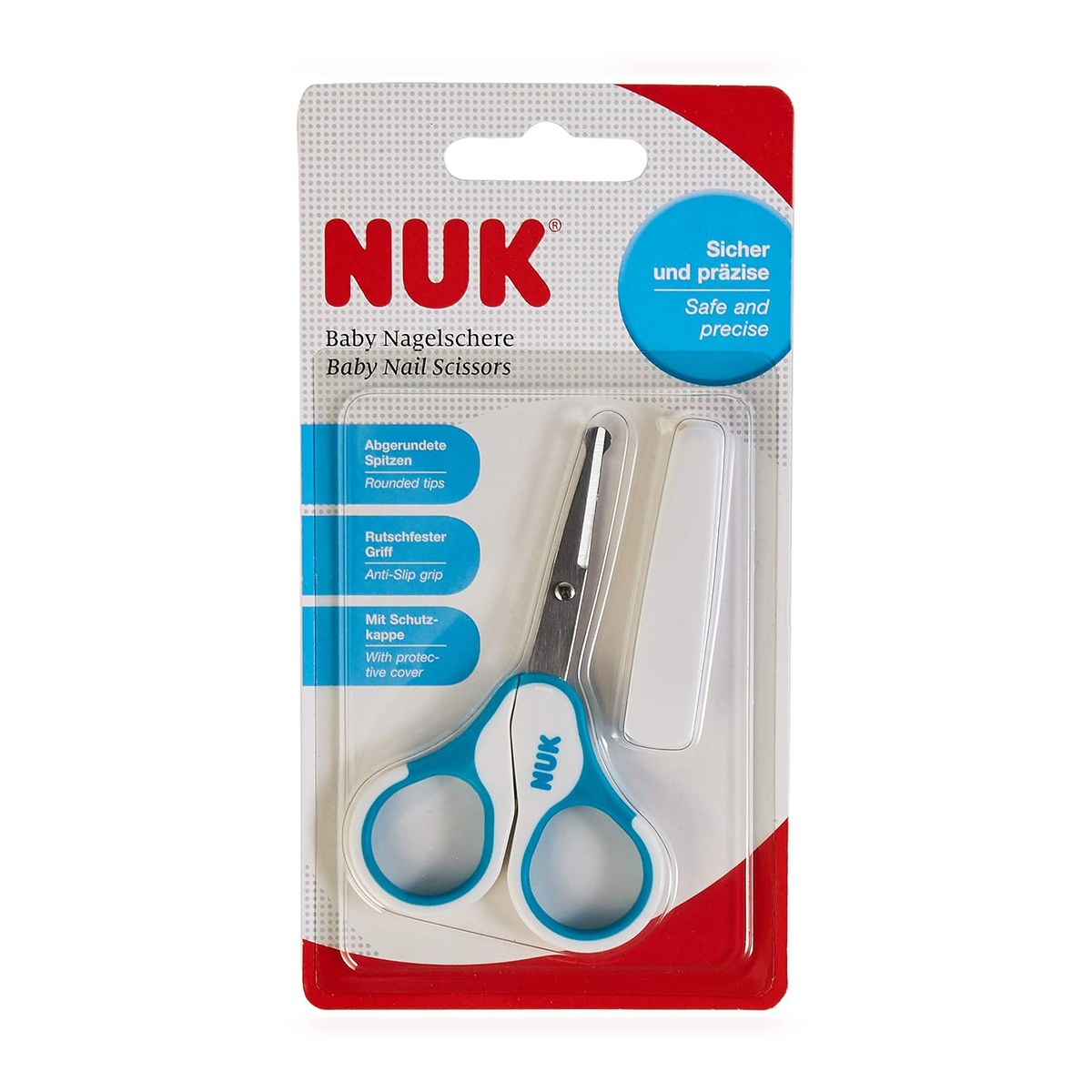 NUK Baby Nail Scissors 0Month |New Born baby – Rounded Tip