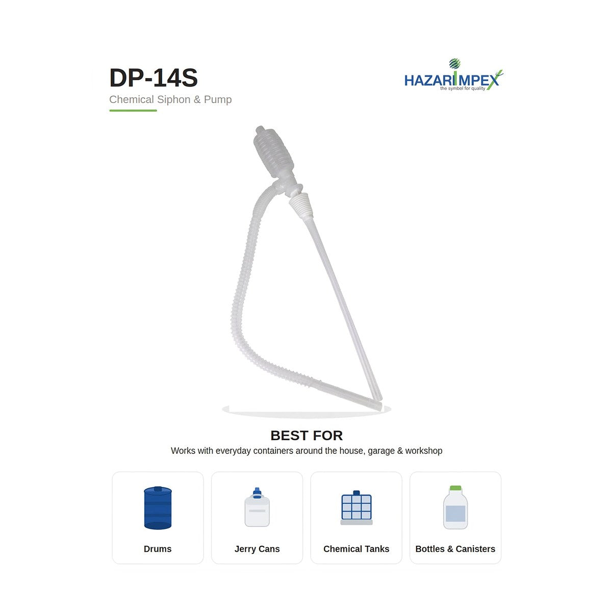DP 14S CHEMICAL SIPHON AND PUMP