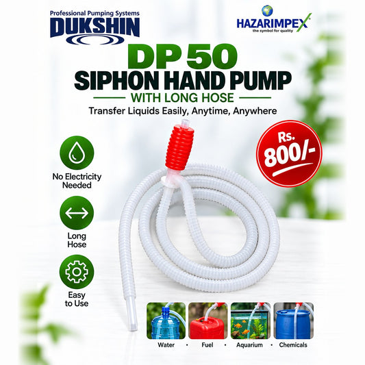 DP 50 SIPHON HAND PUMP WITH LONG HOSE