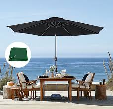 Garden Umbrella 9ft – UV Protected Patio Umbrella with Heavy Concrete Base