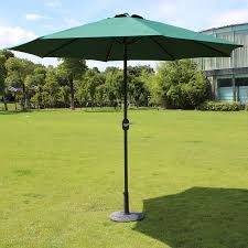 Garden Umbrella 9ft – UV Protected Patio Umbrella with Heavy Concrete Base
