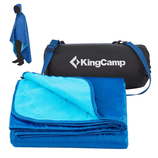 KingCamp - Multi-Purpose Rain Coat & Camp Blanket Blue