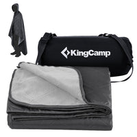 KingCamp – Multi-Purpose Rain Coat & Camp; Blanket Black