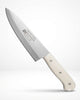Professional Stainless Steel Chef's Knife - White Handle