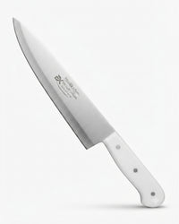 Professional Stainless Steel Chef's Knife - White Handle