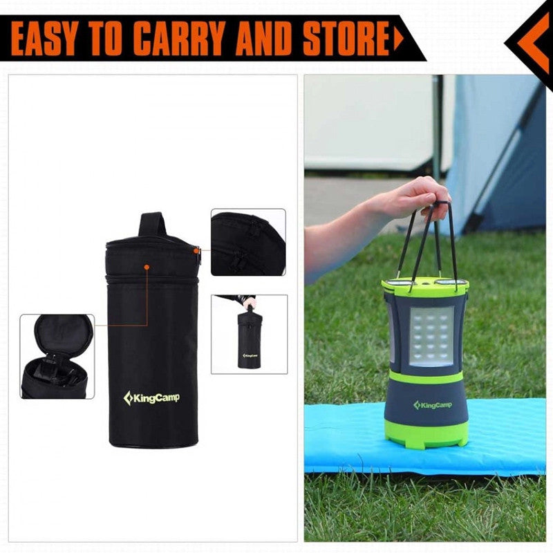 KingCamp KA4921A 70 LED Rechargeable Camping Lantern with Detachable Flashlights