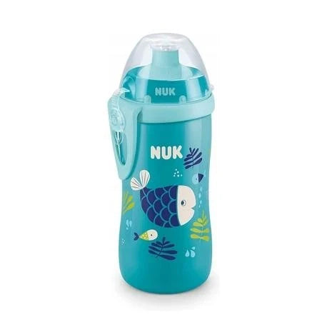 NUK Baby Feeding Combo – 3-Piece Bottle & Straw Cup Set + FREE Bottle Cleanser