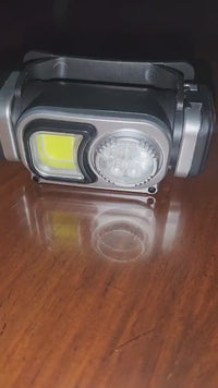 Rechargeable LED Headlamp With 5LED + COB Light | Type-C Charging Outdoor Head Torch