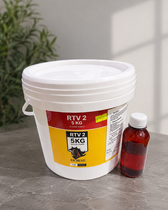 compare product Horse RTV-2 Silicone Rubber 5KG with Curing Agent | Liquid Silicone Rubber for Mould Making, Resin Casting, Plaster, Gypsum & Concrete Molds
