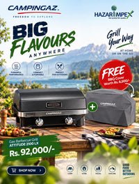 Campingaz Attitude 2100 LX Gas BBQ Grill + FREE Premium BBQ Cover | 2-Burner 5kW Grill