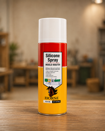 compare product Horse Silicone Spray 420ml | Multi Purpose Silicone Lubricant Spray & Mould Release Agent