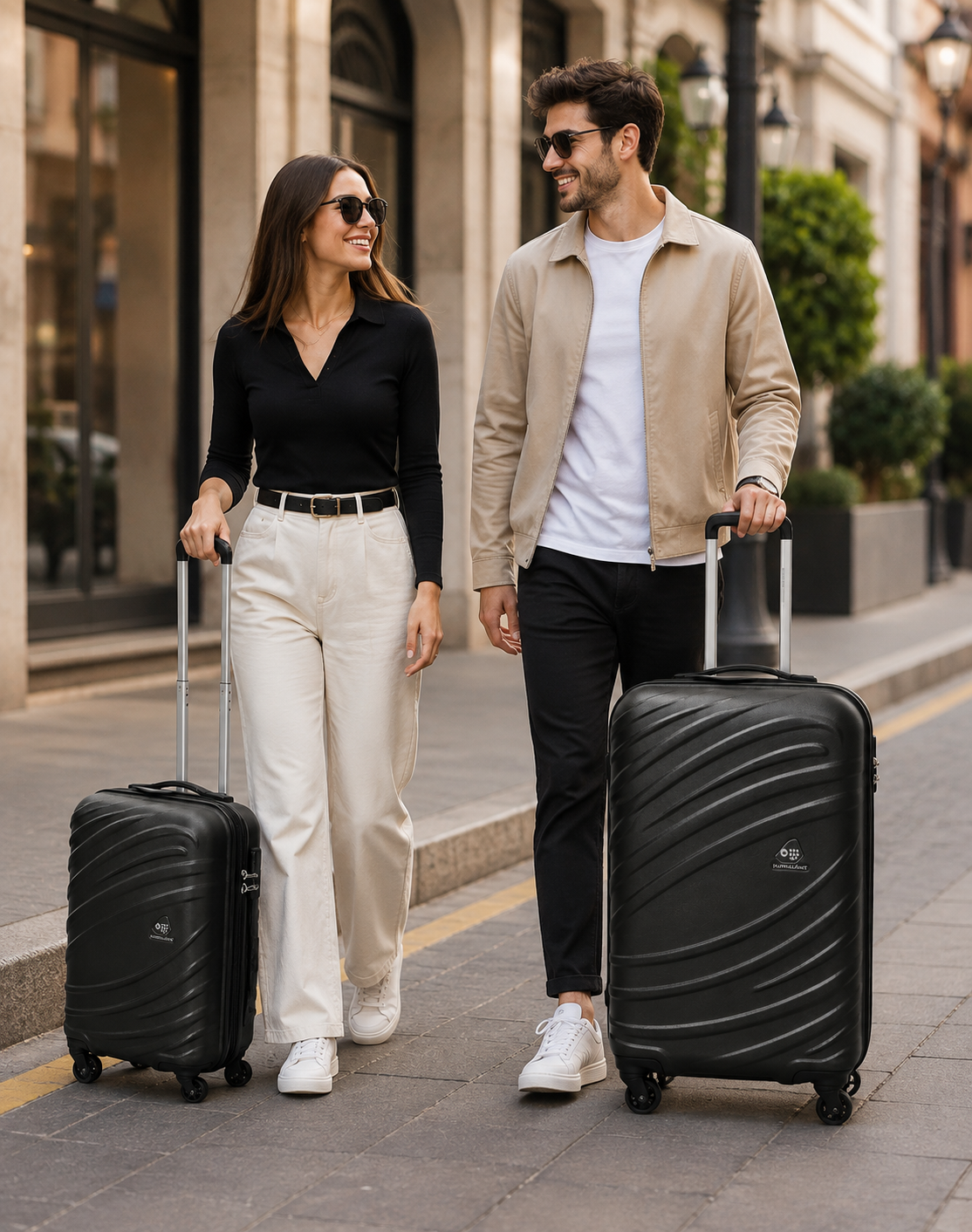 Kamiliant Siklon Hard Luggage 2-Piece Set – Durable Spinner Suitcases